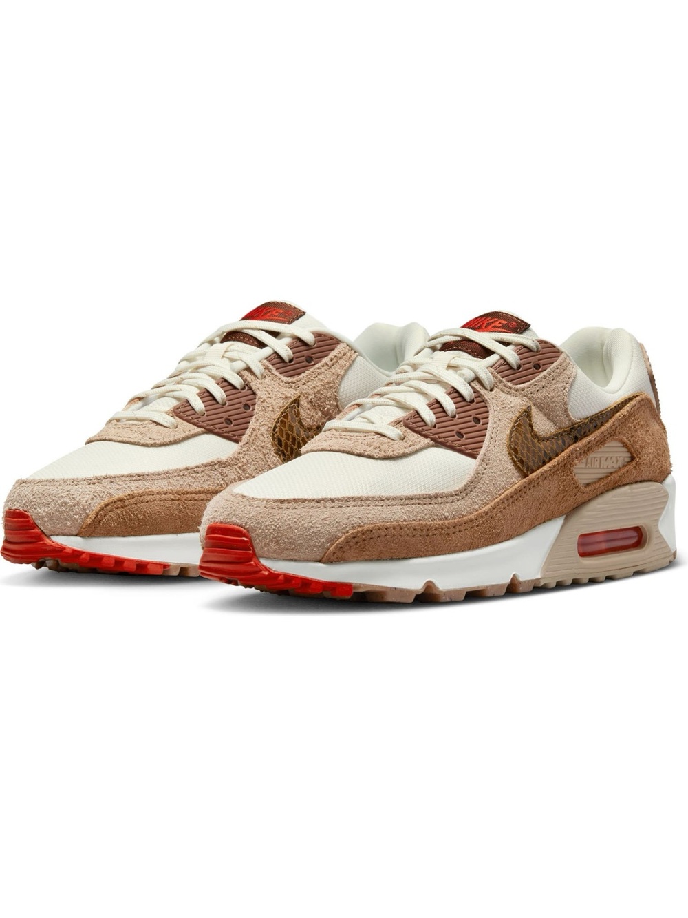 Nike Air Max 90 SE special edition pale ivory snakeskin swoosh